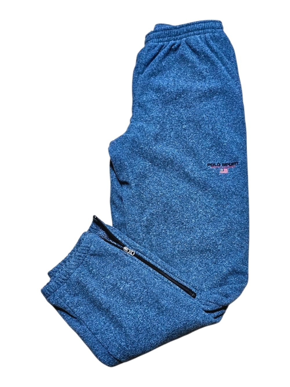 Polo by Ralph Lauren Heather Blue Zip Joggers